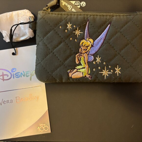NWT Vera Bradley and Disney Tinkebell Card Holder - Picture 3 of 3